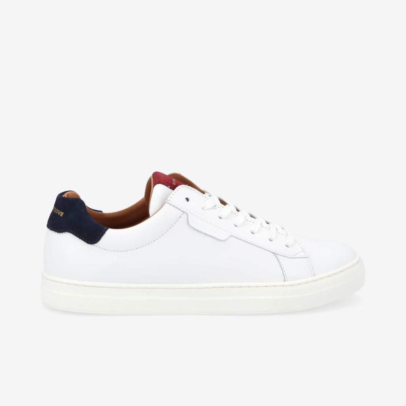 SPARK CLAY M - NAPPA/SUEDE/SDE -  BLANC/ROUGE/BLEU